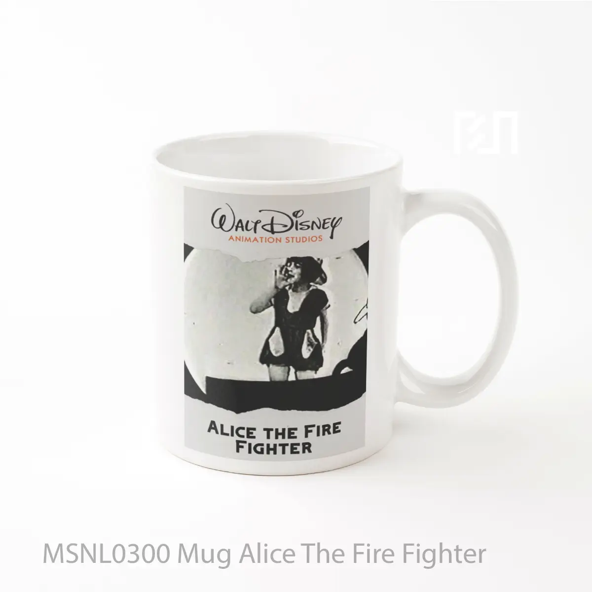 Mug Alice The Fire Fighter Gelas Keramik Tema Film MSNL0300