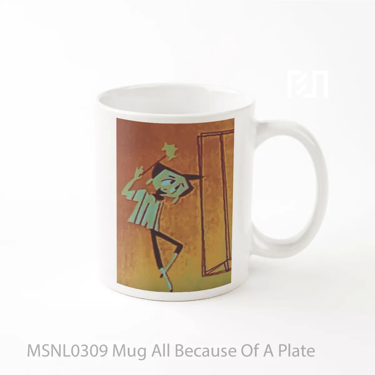 Mug All Because Of A Plate Gelas Keramik Tema Film MSNL0309