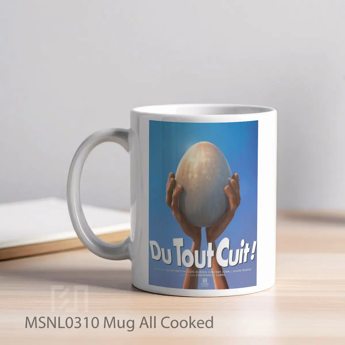 Mug All Cooked Gelas Keramik Tema Film MSNL0310 - Tampak Kiri