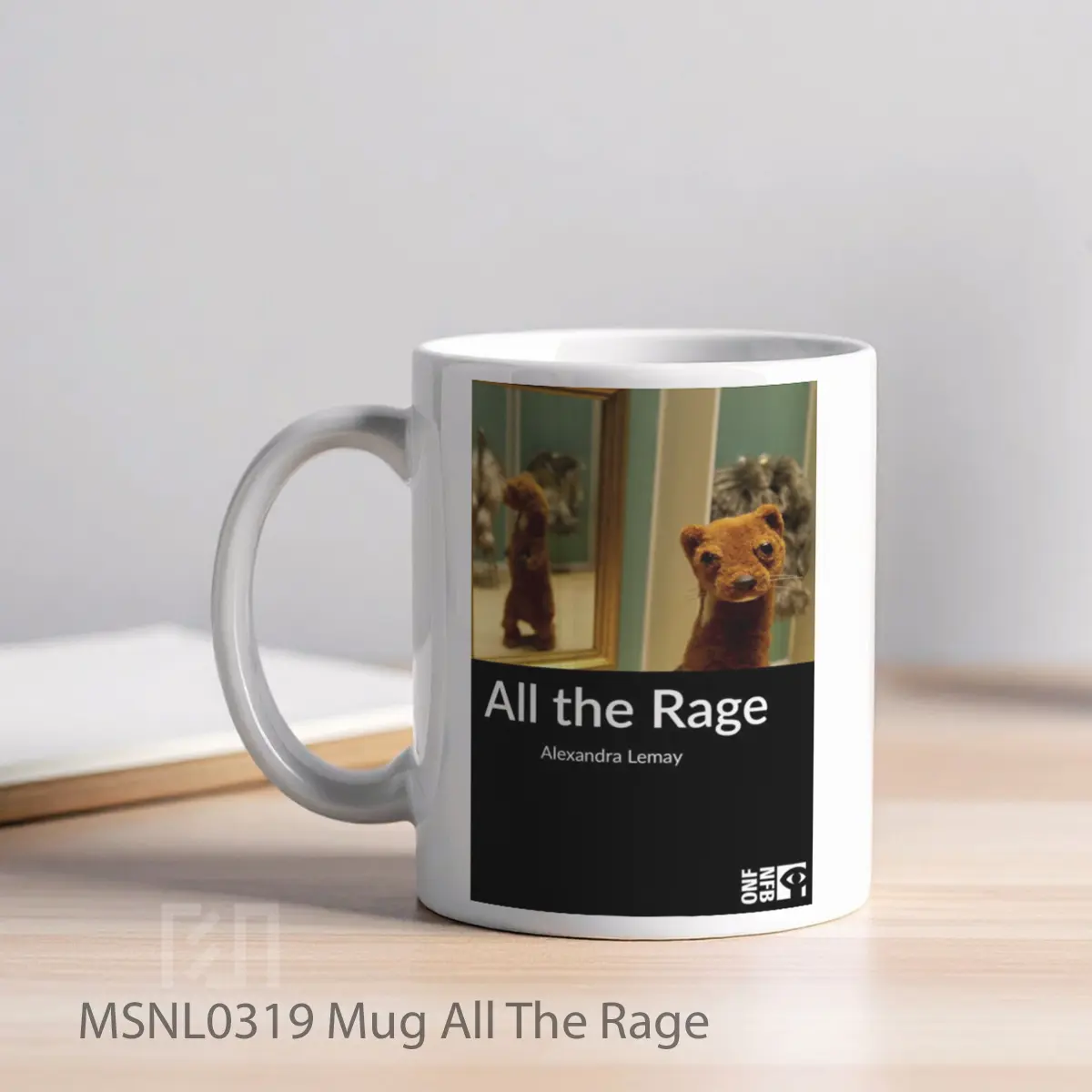 Mug All The Rage Gelas Keramik Tema Film MSNL0319 - Tampak Kiri