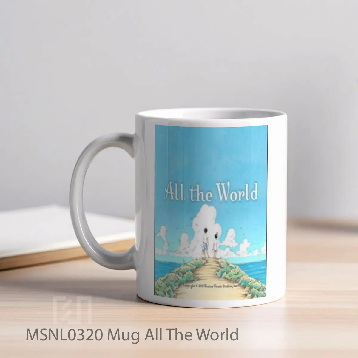Mug All The World Gelas Keramik Tema Film MSNL0320 - Tampak Kiri
