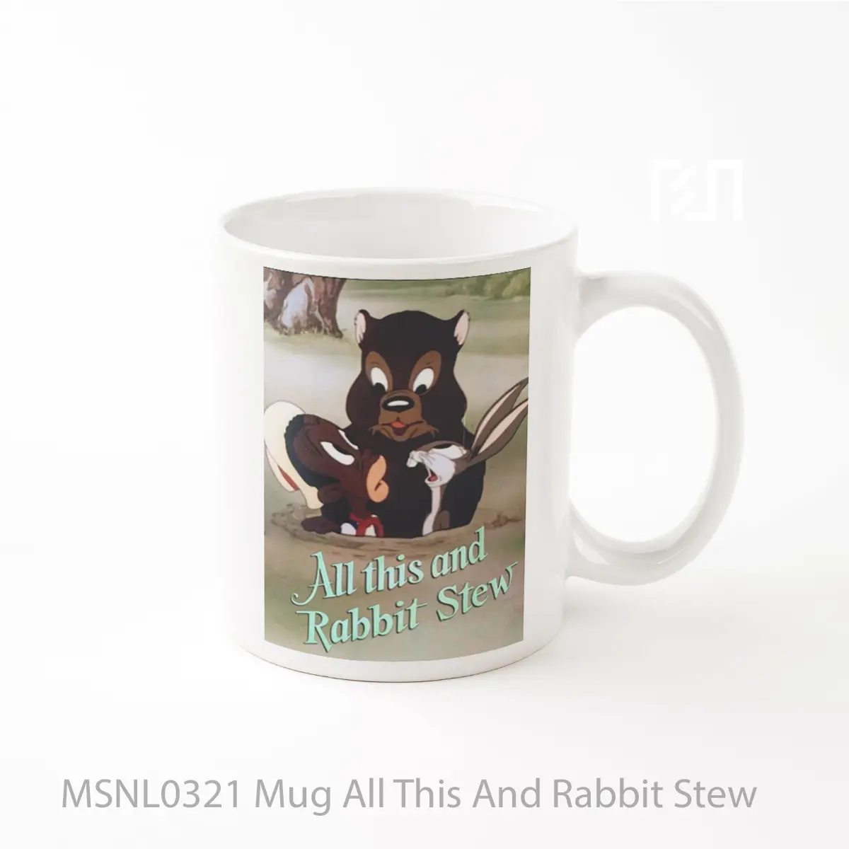 Mug All This And Rabbit Stew Gelas Keramik Tema Film MSNL0321