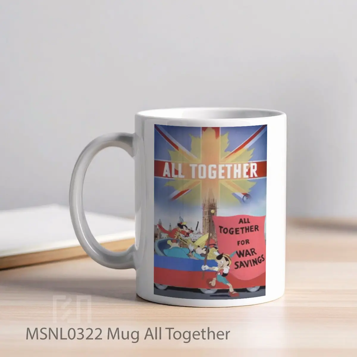 Mug All Together Gelas Keramik Tema Film MSNL0322 - Tampak Kiri