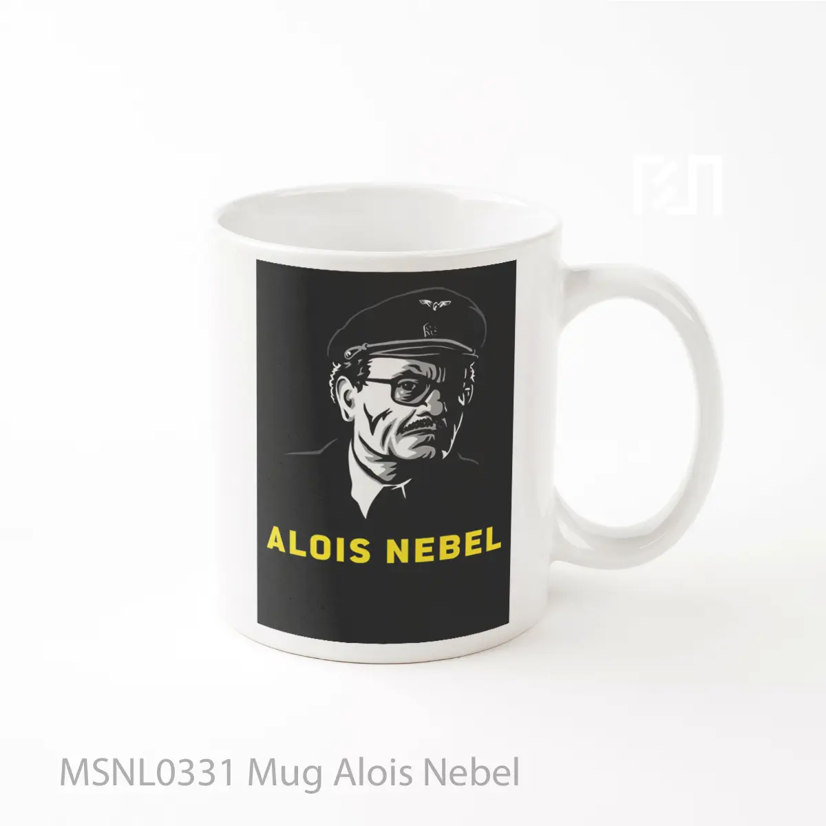Mug Alois Nebel Gelas Keramik Tema Film MSNL0331
