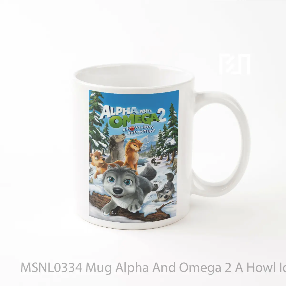 Mug Alpha And Omega 2 A Howl Iday Adventure Gelas Keramik Tema Film MSNL0334
