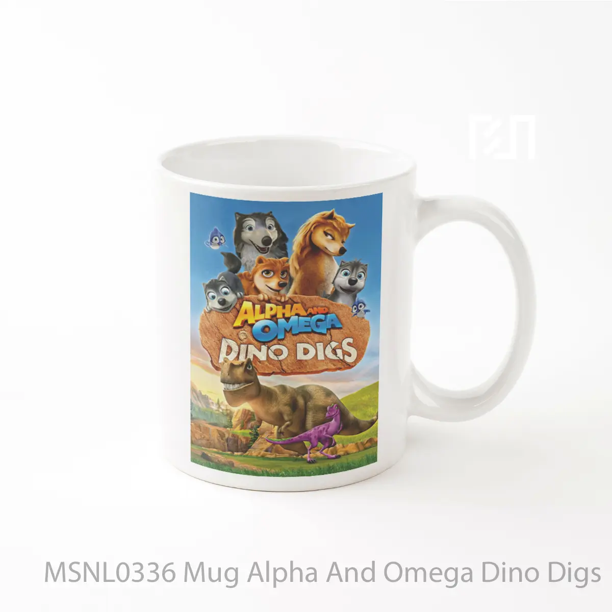 Mug Alpha And Omega Dino Digs Gelas Keramik Tema Film MSNL0336