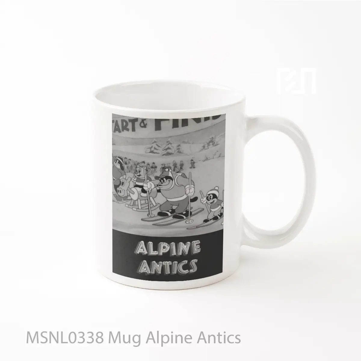 Mug Alpine Antics Gelas Keramik Tema Film MSNL0338