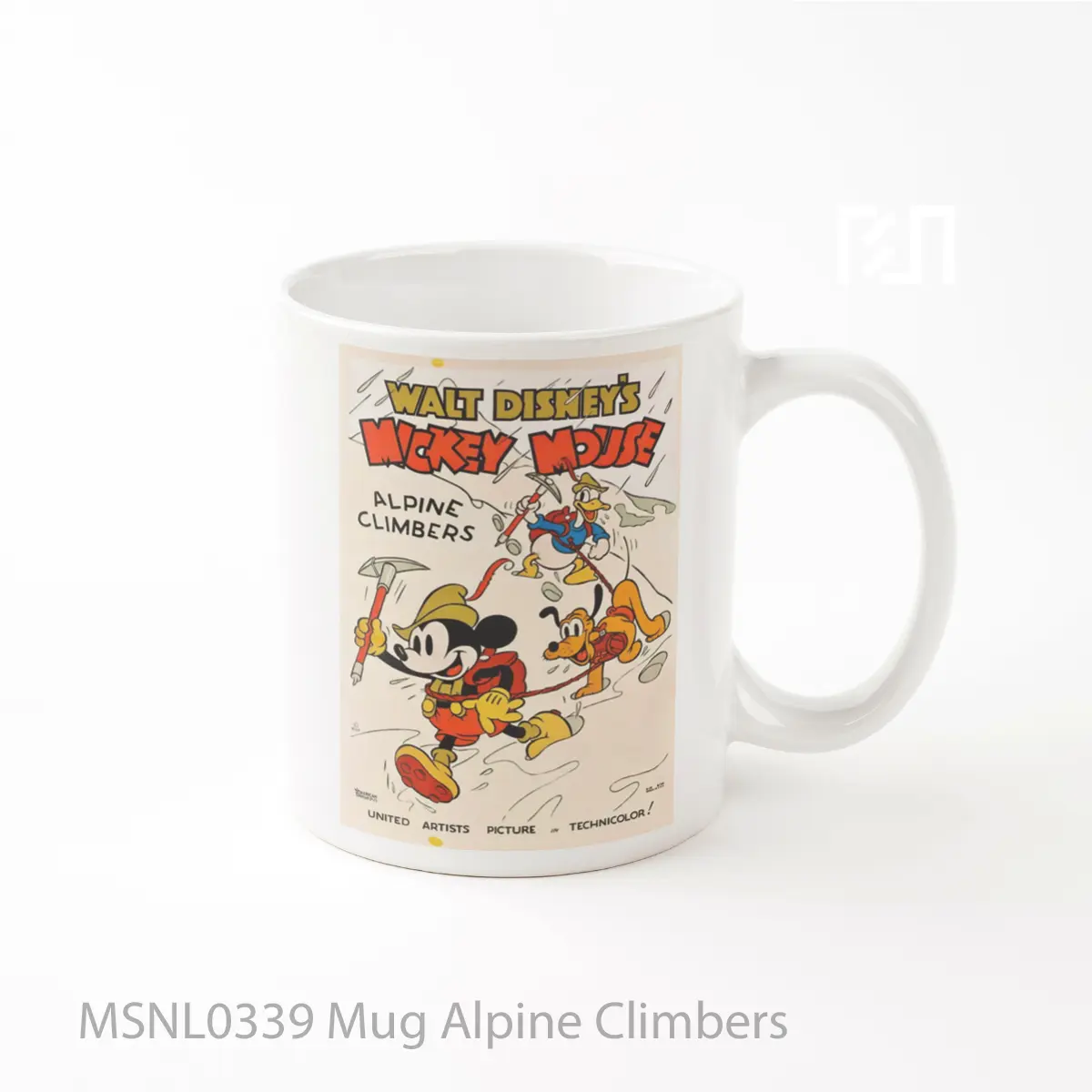 Mug Alpine Climbers Gelas Keramik Tema Film MSNL0339