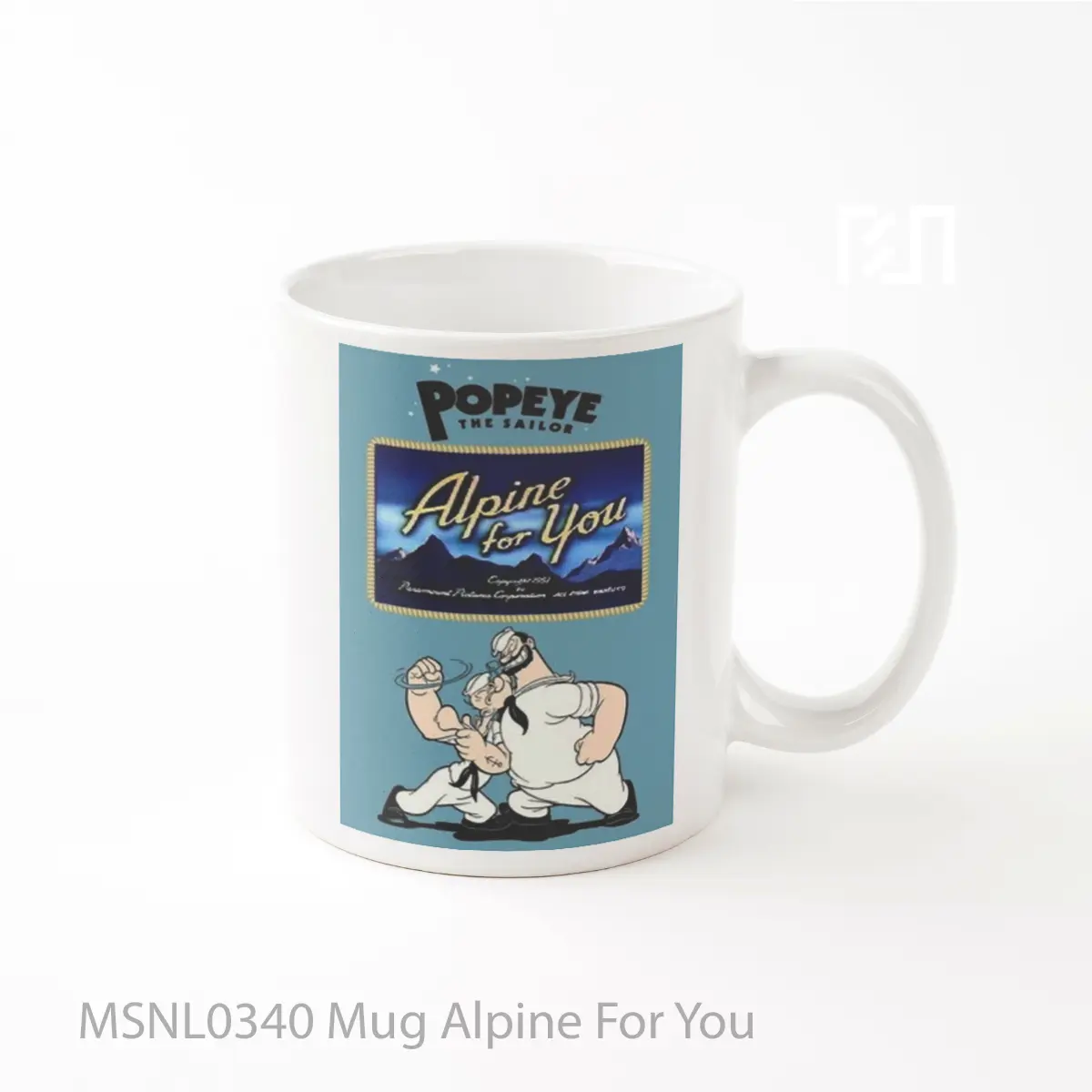 Mug Alpine For You Gelas Keramik Tema Film MSNL0340