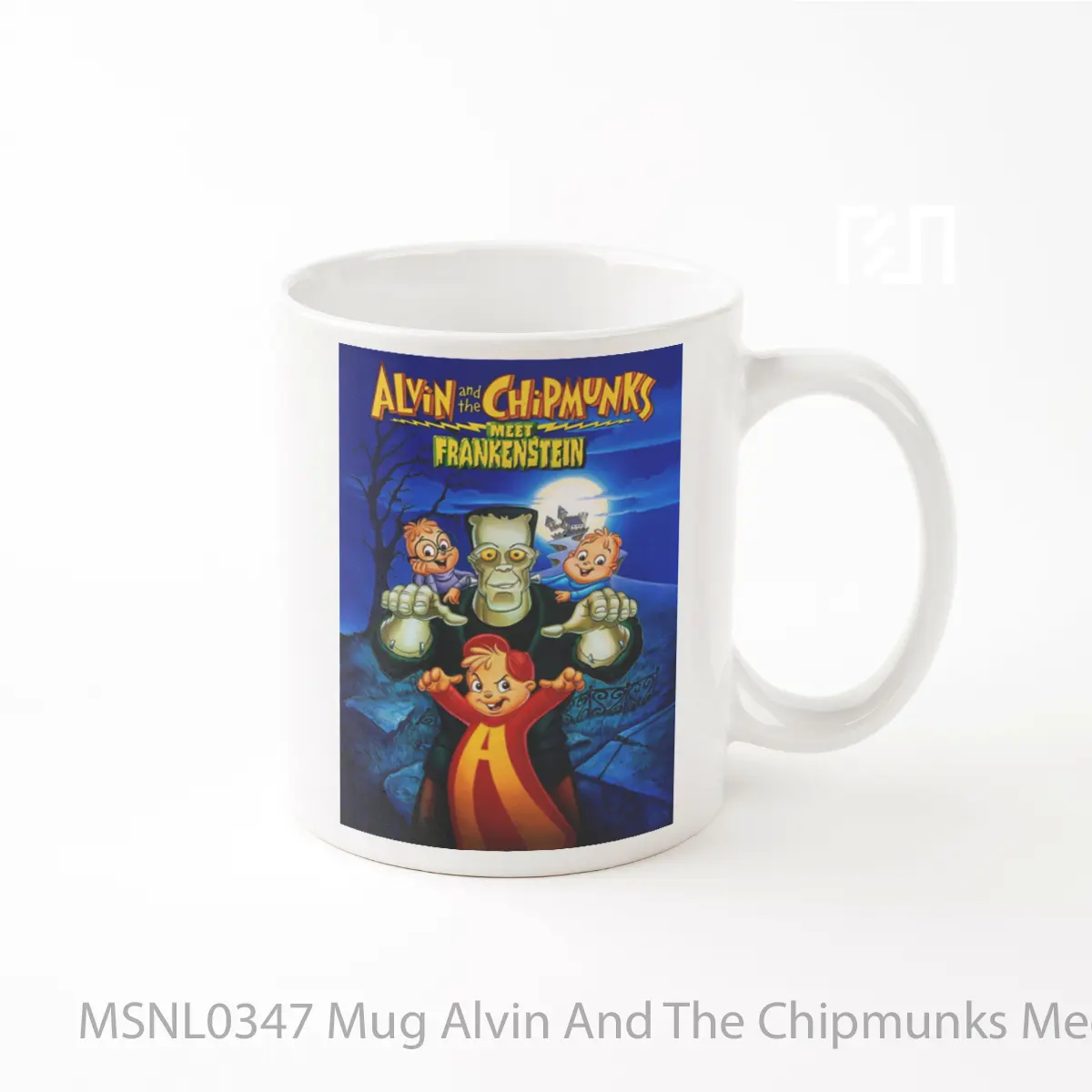 Mug Alvin And The Chipmunks Meet Frankenstein Gelas Keramik Tema Film MSNL0347