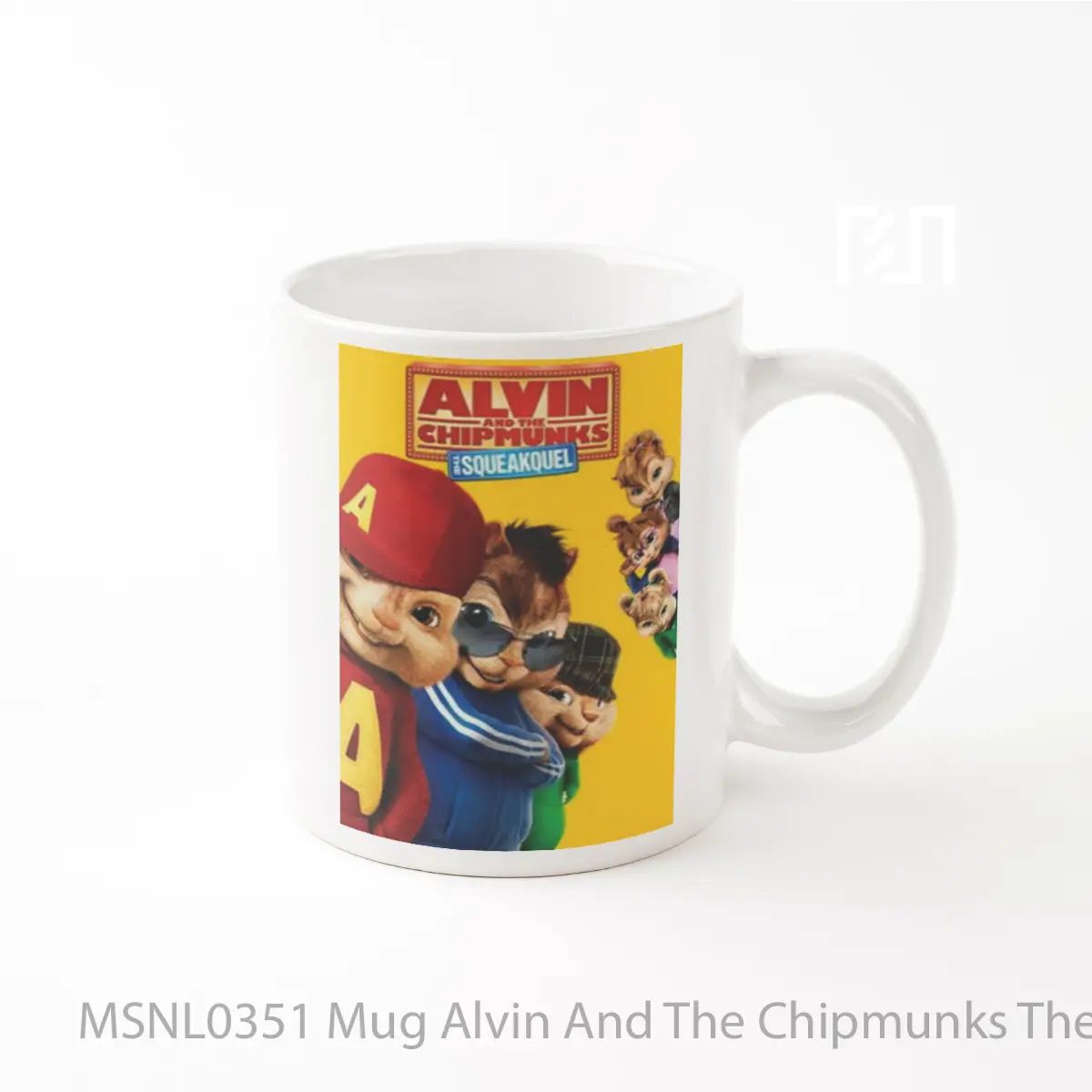 Mug Alvin And The Chipmunks The Squeakquel Gelas Keramik Tema Film MSNL0351