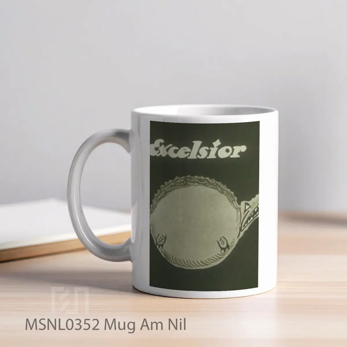 Mug Am Nil Gelas Keramik Tema Film MSNL0352 - Tampak Kiri
