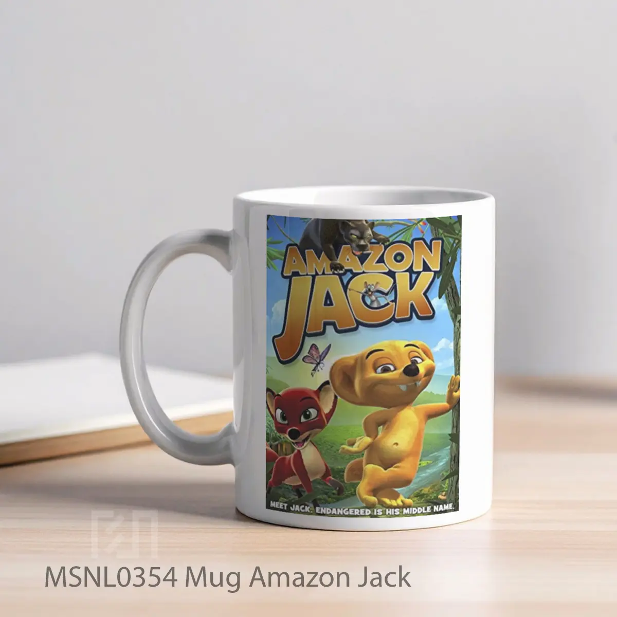 Mug Amazon Jack Gelas Keramik Tema Film MSNL0354 - Tampak Kiri