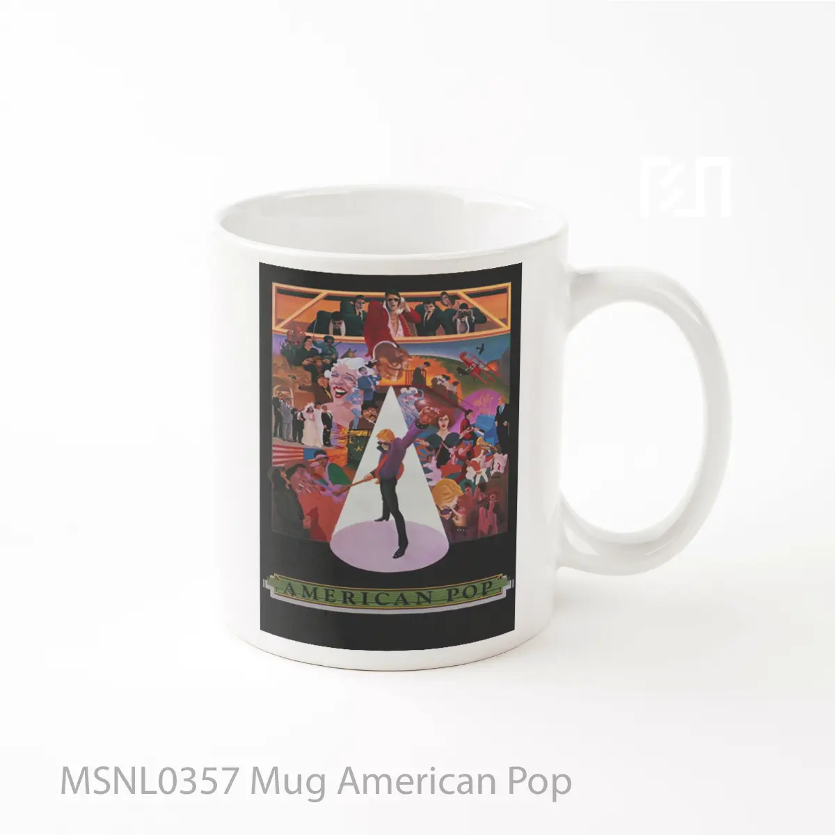 Mug Keramik Premium SNI - Mug American Pop Gelas Keramik Tema Film MSNL0357