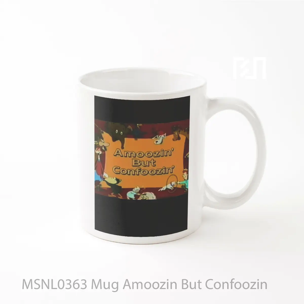 Mug Amoozin But Confoozin Gelas Keramik Tema Film MSNL0363