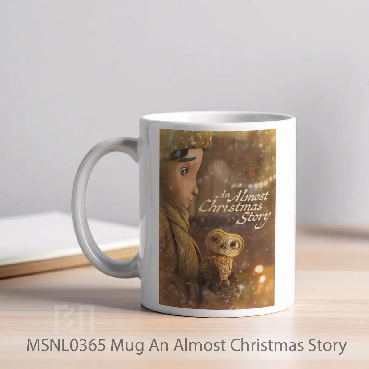 Mug An Almost Christmas Story Gelas Keramik Tema Film MSNL0365 - Tampak Kiri