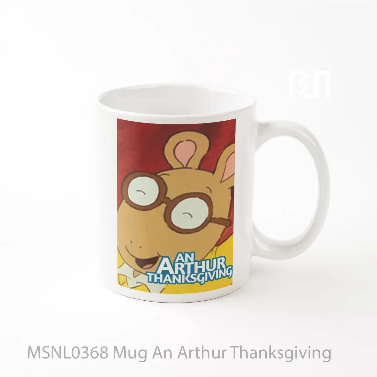 Mug An Arthur Thanksgiving Gelas Keramik Tema Film MSNL0368