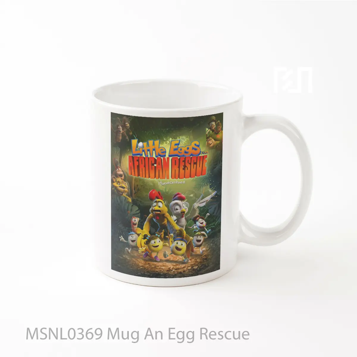 Mug An Egg Rescue Gelas Keramik Tema Film MSNL0369