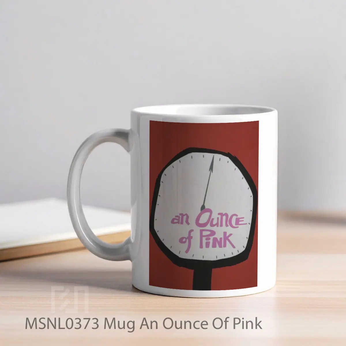 Mug An Ounce Of Pink Gelas Keramik Tema Film MSNL0373 - Tampak Kiri