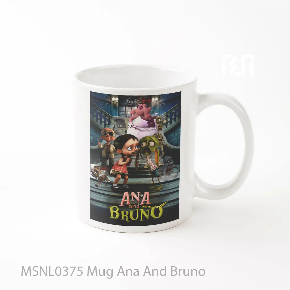 Mug Ana And Bruno Gelas Keramik Tema Film MSNL0375