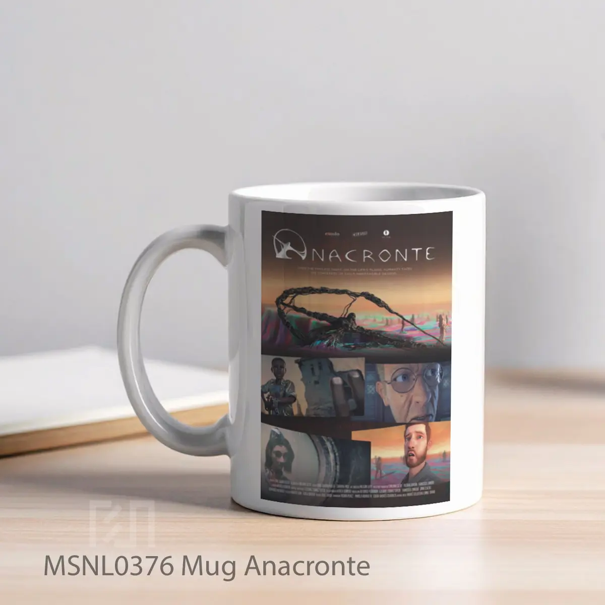 Mug Anacronte Gelas Keramik Tema Film MSNL0376 - Tampak Kiri