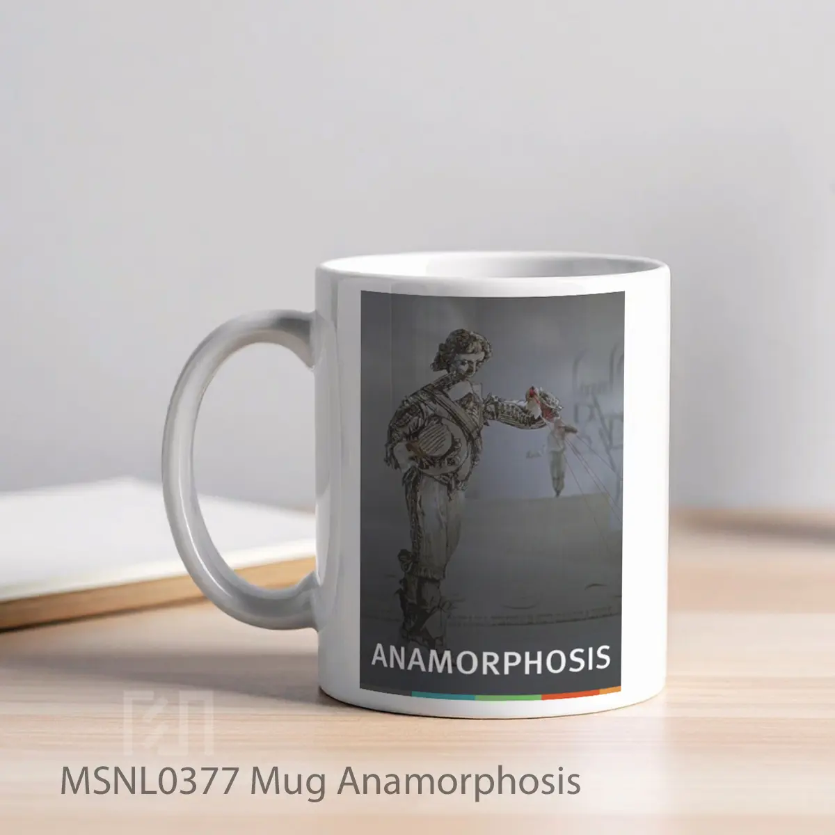 Mug Anamorphosis Gelas Keramik Tema Film MSNL0377 - Tampak Kiri