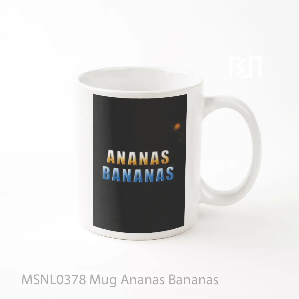 Mug Ananas Bananas Gelas Keramik Tema Film MSNL0378
