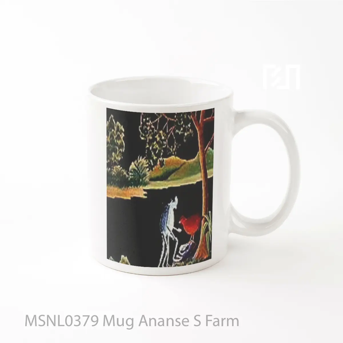 Mug Ananse S Farm Gelas Keramik Tema Film MSNL0379