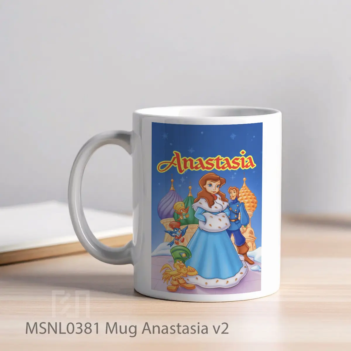 Mug Anastasia V2 Gelas Keramik Tema Film MSNL0381 - Tampak Kiri
