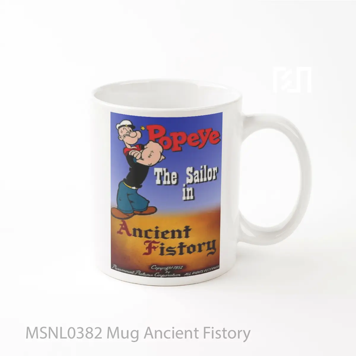 Mug Ancient Fistory Gelas Keramik Tema Film MSNL0382