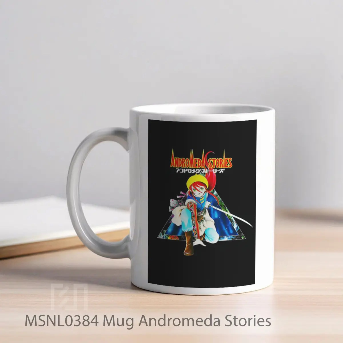 Mug Andromeda Stories Gelas Keramik Tema Film MSNL0384 - Tampak Kiri
