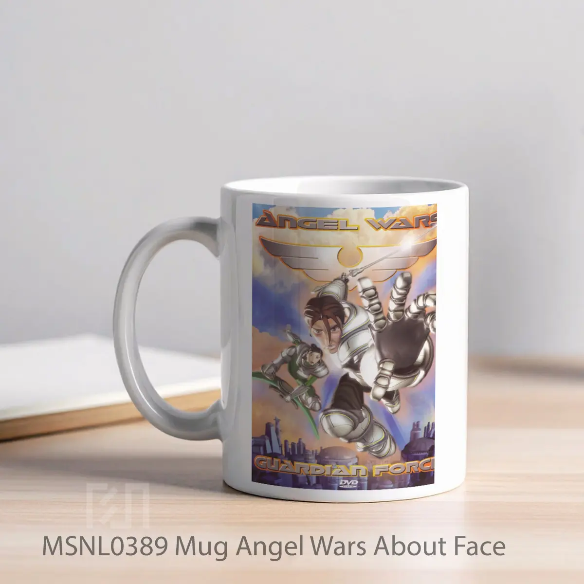 Mug Angel Wars About Face Gelas Keramik Tema Film MSNL0389 - Tampak Kiri
