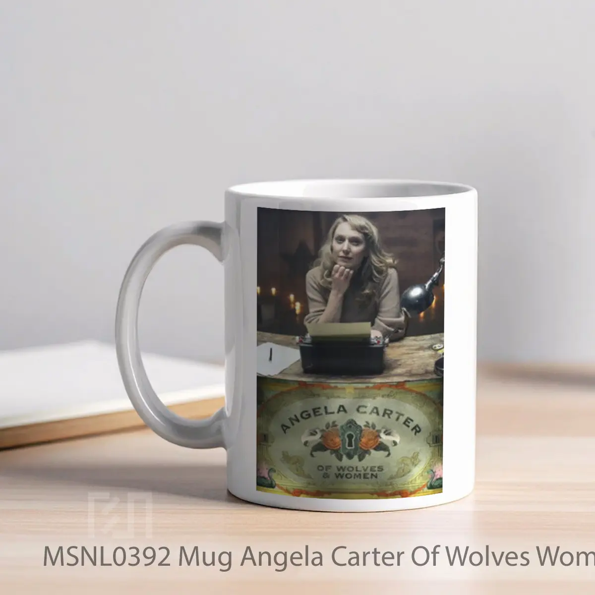 Mug Angela Carter Of Wolves Women Gelas Keramik Tema Film MSNL0392 - Tampak Kiri