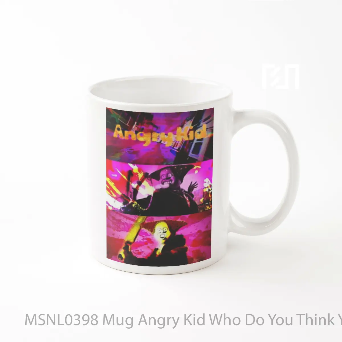 Mug Angry Kid Who Do You Think You Are Gelas Keramik Tema Film MSNL0398