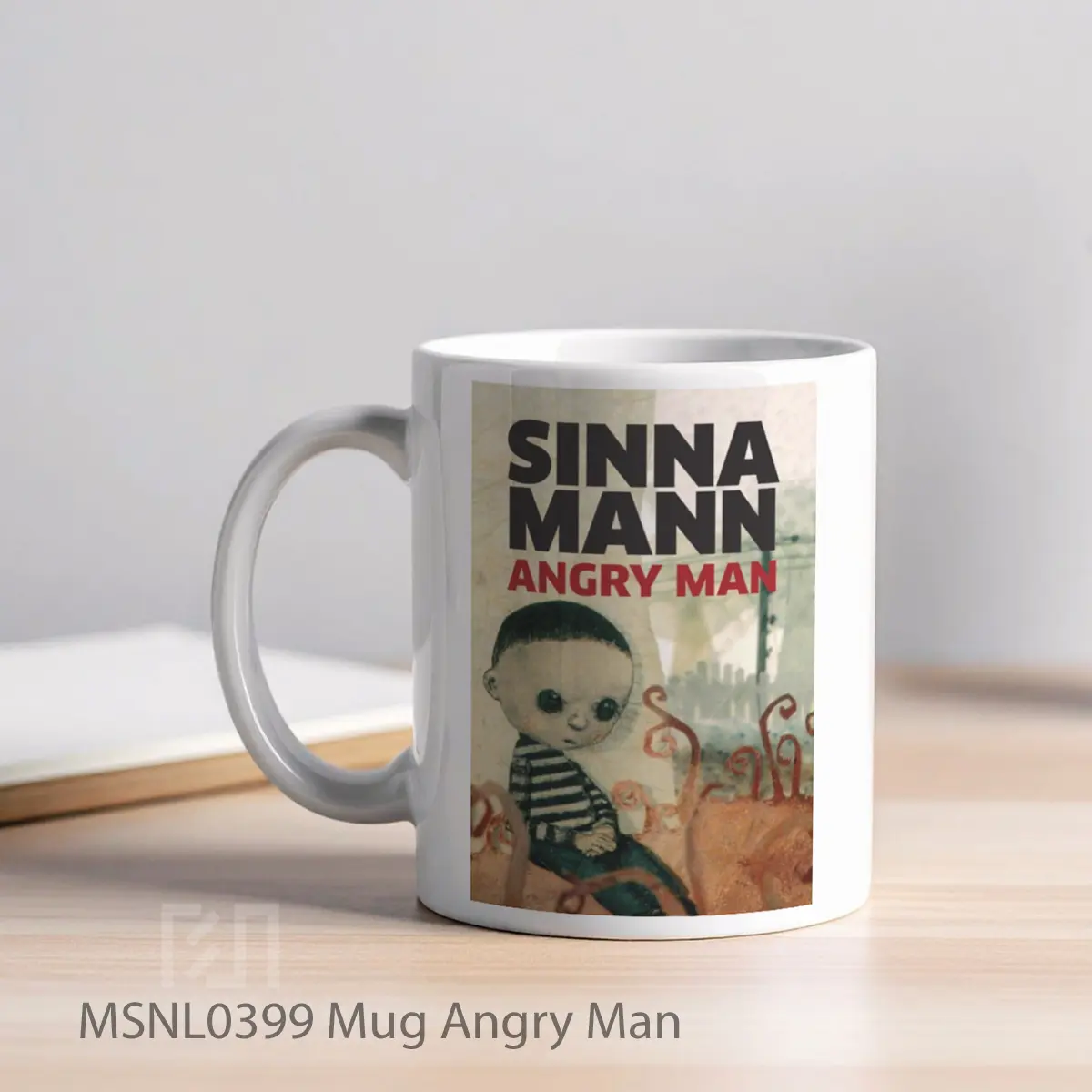Mug Angry Man Gelas Keramik Tema Film MSNL0399 - Tampak Kiri