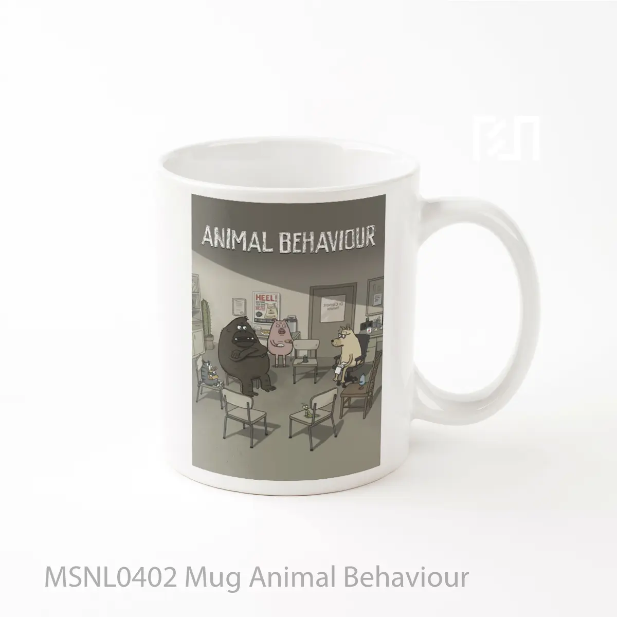 Mug Animal Behaviour Gelas Keramik Tema Film MSNL0402