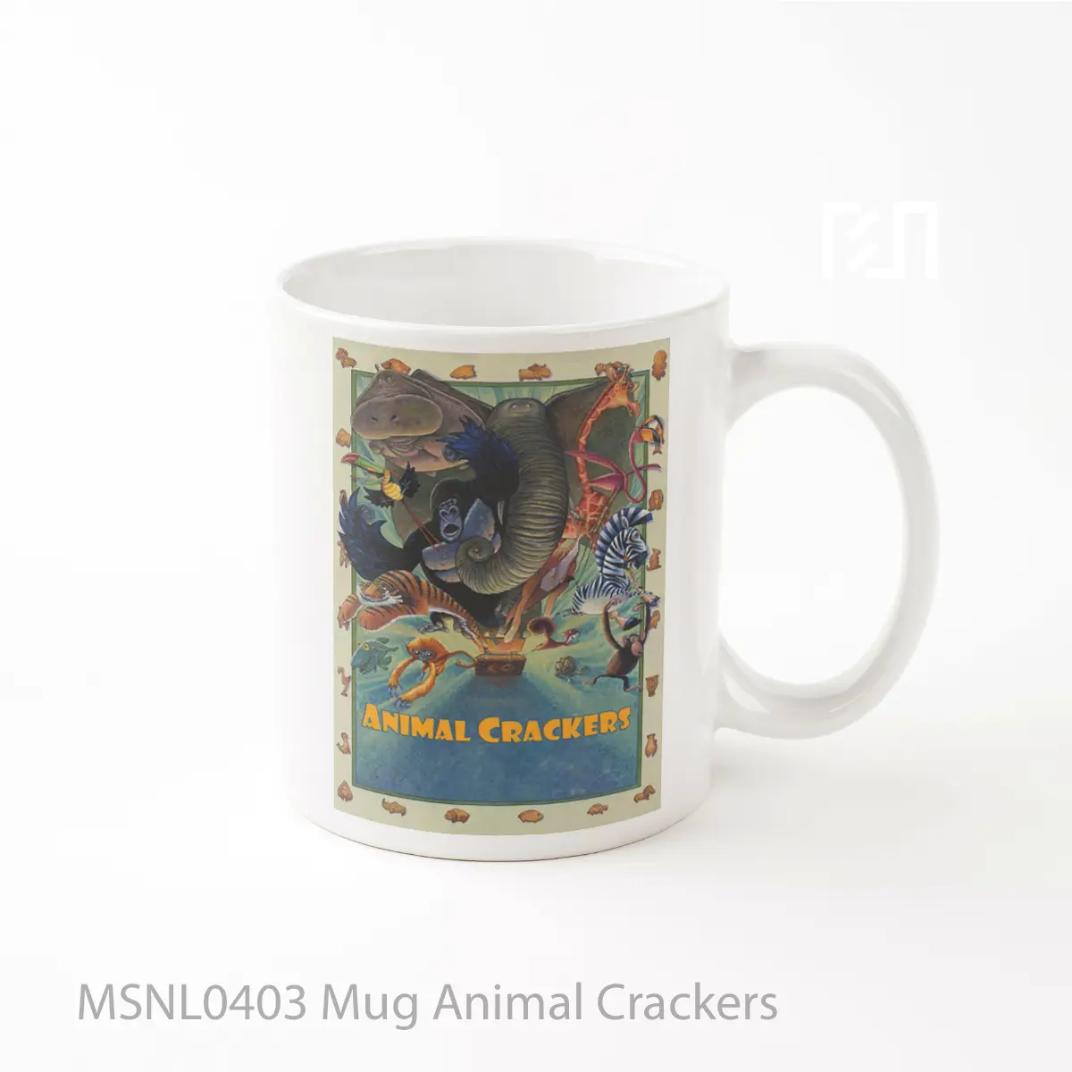 Mug Animal Crackers Gelas Keramik Tema Film MSNL0403