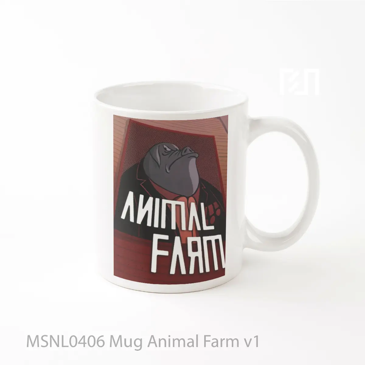Mug Animal Farm V1 Gelas Keramik Tema Film MSNL0406