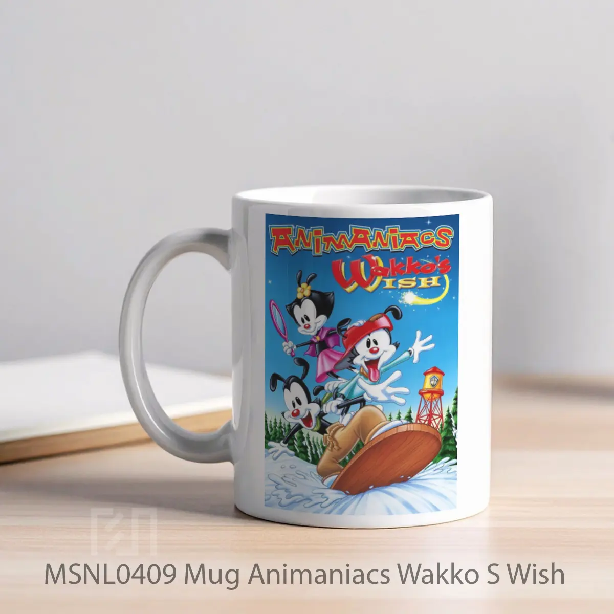 Mug Animaniacs Wakko S Wish Gelas Keramik Tema Film MSNL0409 - Tampak Kiri