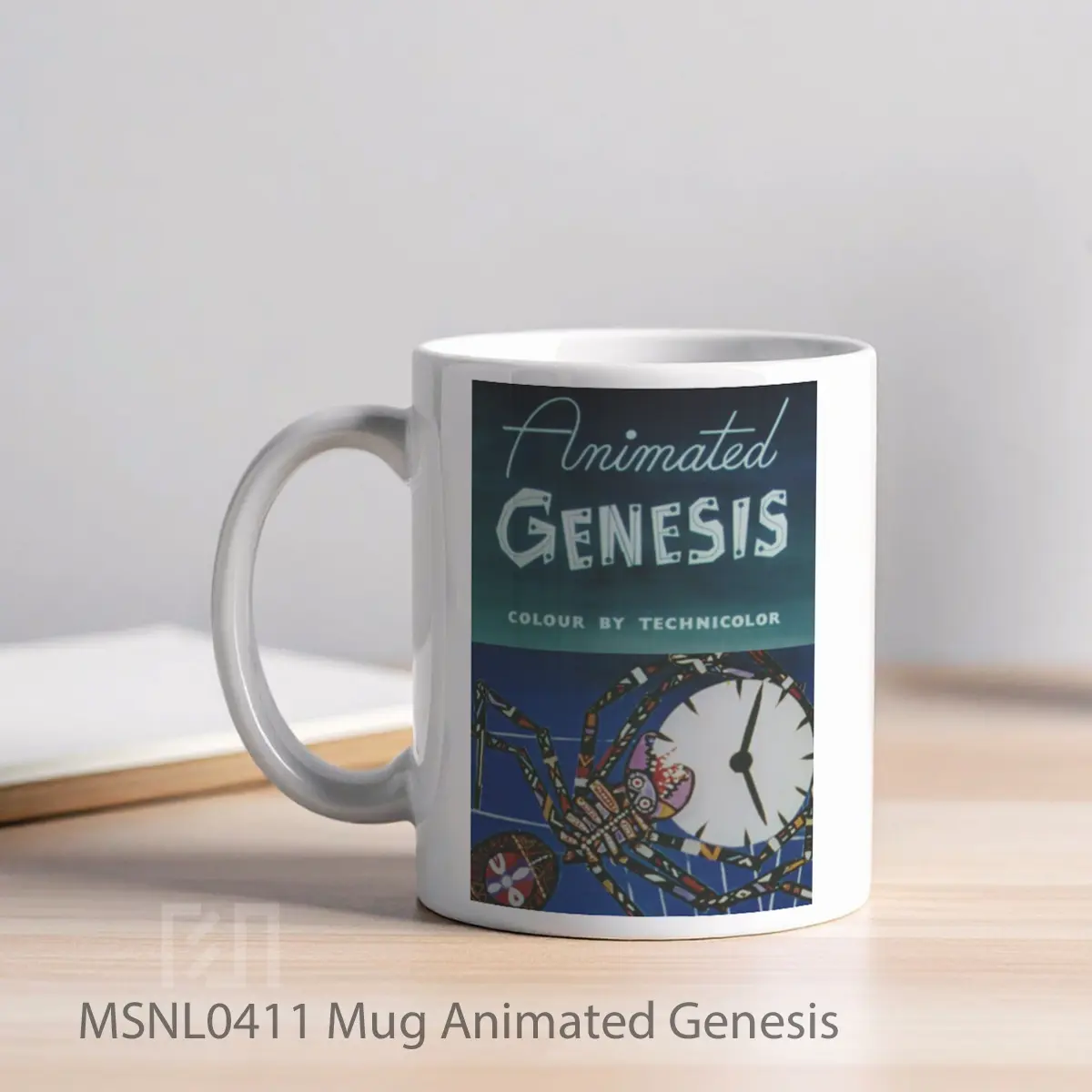 Mug Animated Genesis Gelas Keramik Tema Film MSNL0411 - Tampak Kiri