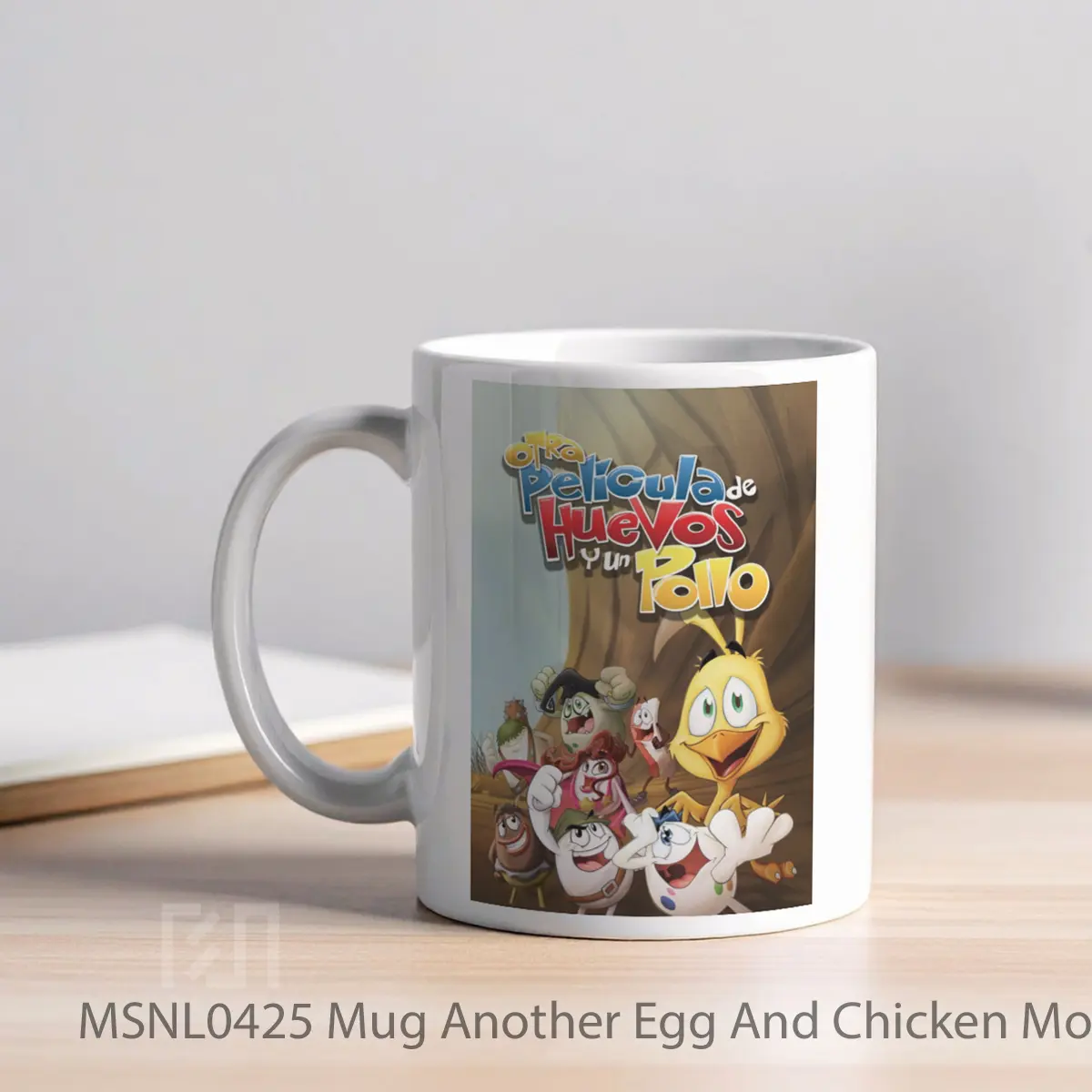 Mug Another Egg And Chicken Movie Gelas Keramik Tema Film MSNL0425 - Tampak Kiri