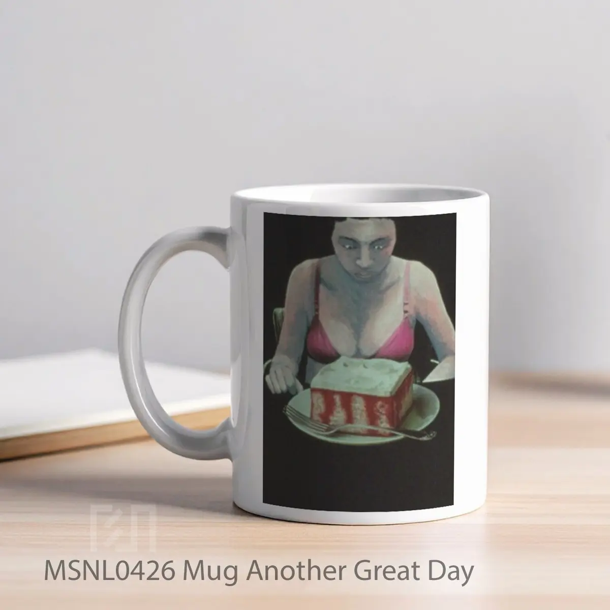Mug Another Great Day Gelas Keramik Tema Film MSNL0426 - Tampak Kiri