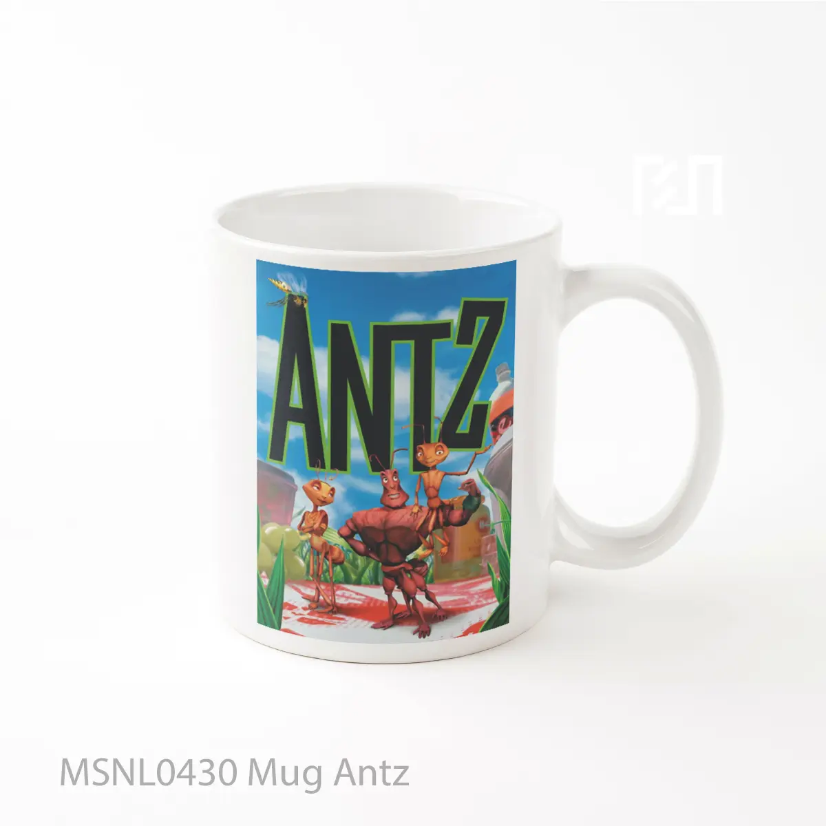 Mug Keramik Premium SNI - Mug Antz Gelas Keramik Tema Film MSNL0430