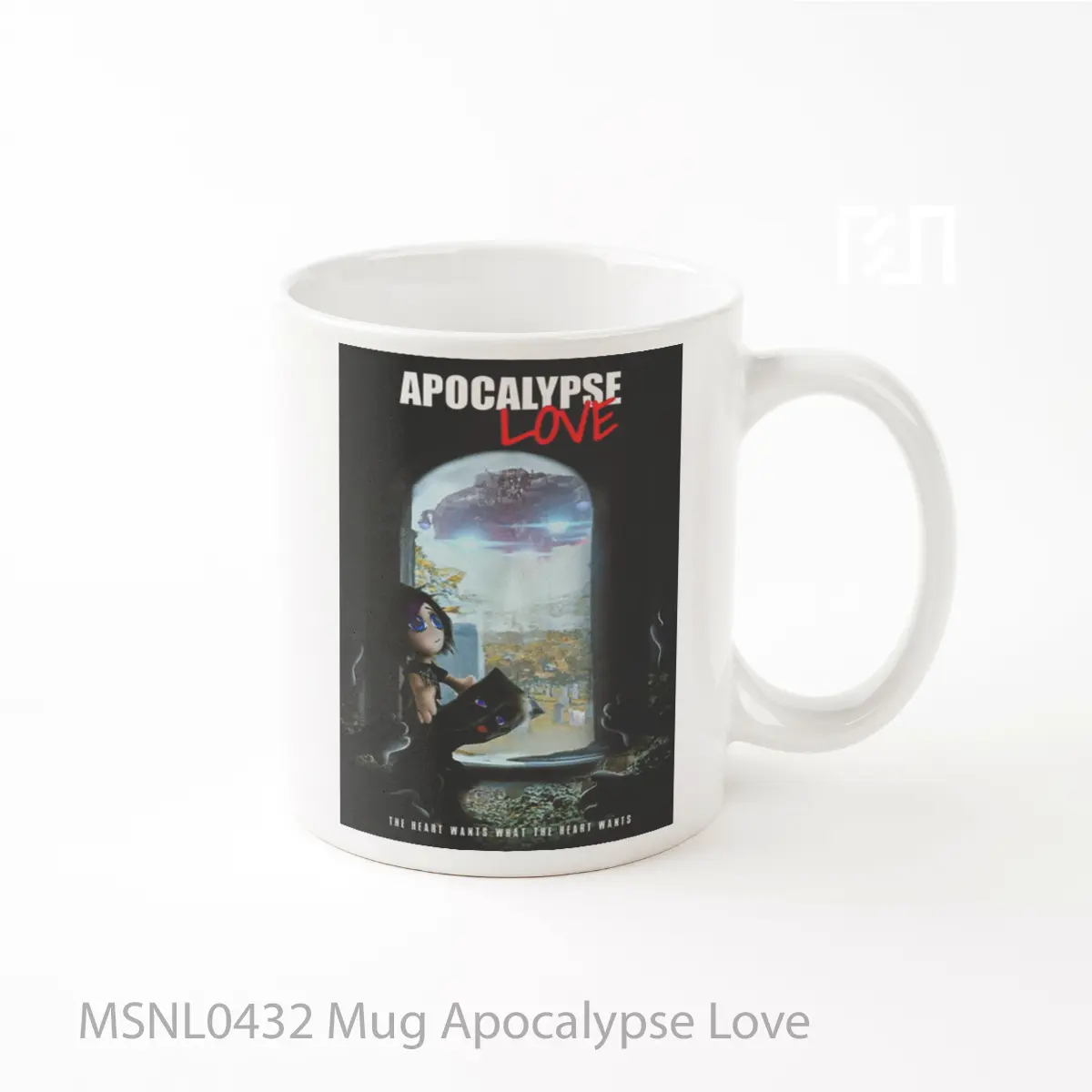 Mug Apocalypse Love Gelas Keramik Tema Film MSNL0432
