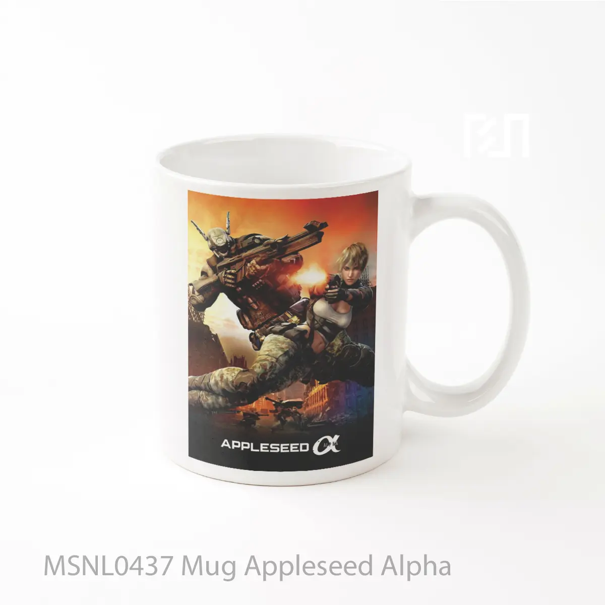 Mug Appleseed Alpha Gelas Keramik Tema Film MSNL0437