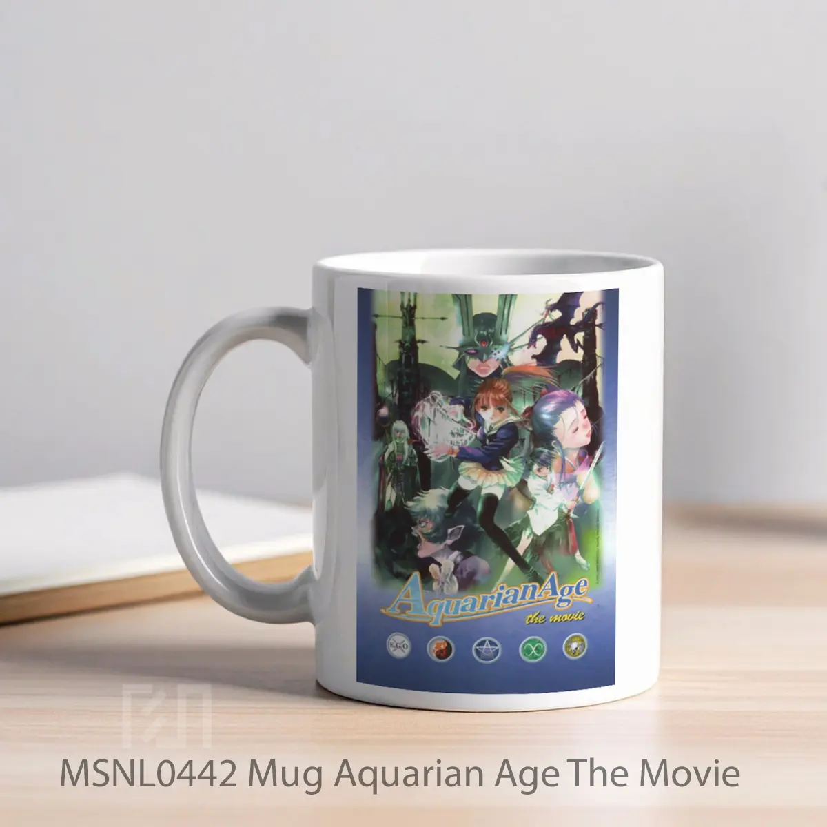 Mug Aquarian Age The Movie Gelas Keramik Tema Film MSNL0442 - Tampak Kiri