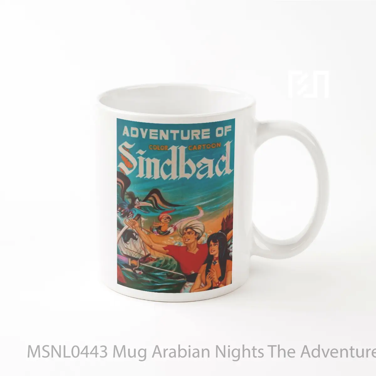 Mug Arabian Nights The Adventures Of Sinbad Gelas Keramik Tema Film MSNL0443