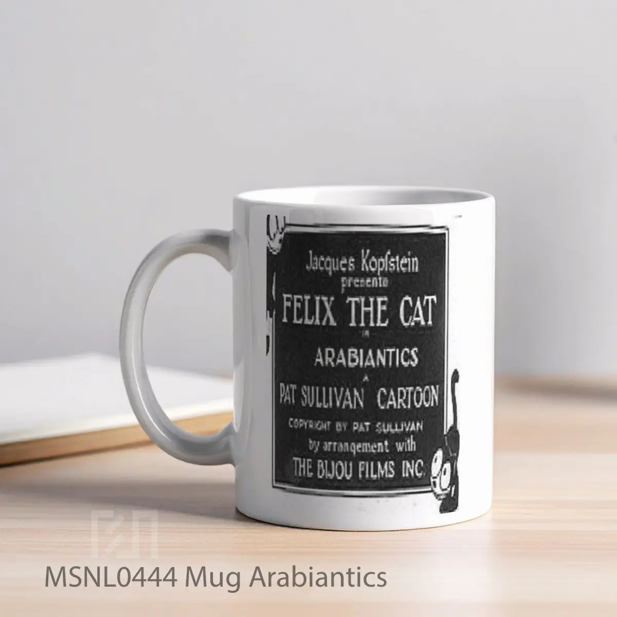 Mug Arabiantics Gelas Keramik Tema Film MSNL0444 - Tampak Kiri