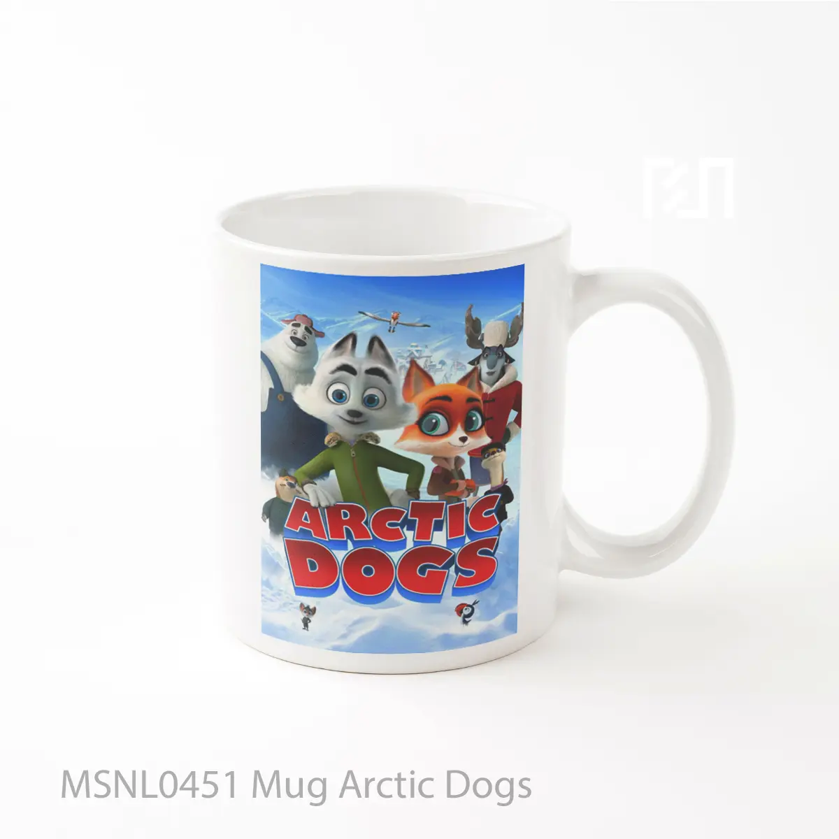 Mug Arctic Dogs Gelas Keramik Tema Film MSNL0451