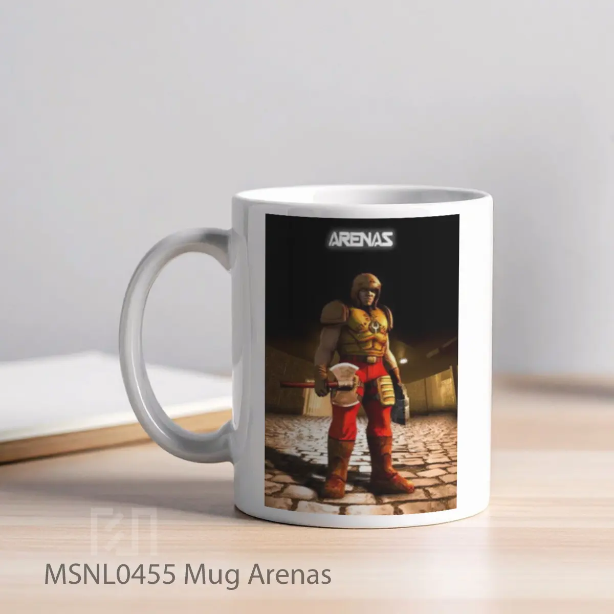 Mug Arenas Gelas Keramik Tema Film MSNL0455 - Tampak Kiri